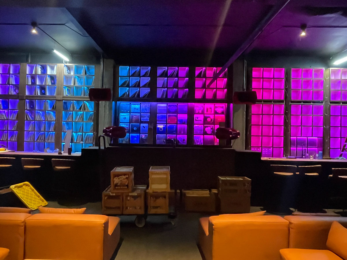 40' Interactive Record Wall
